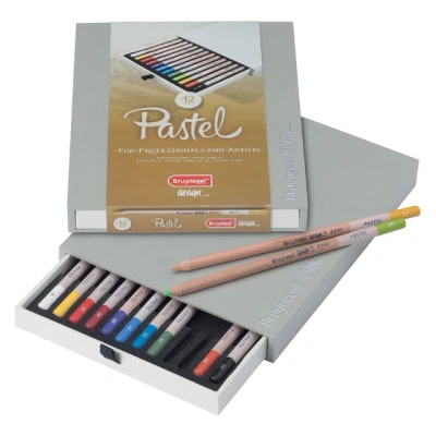 Afbeelding van Kleurpotloden Bruynzeel 8840 Design pastel 12stuks assort