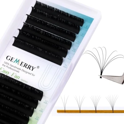 Afbeelding van Wimperverlenging Easy Fan Volume 0.05 C krul 8 14mm mix Natuurlijke Auto wimpers Extensions Self Fanning Nerts Russisch Volume(0.05 curl 14mm)