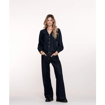 Afbeelding van Geisha Jeans Flair 51521 10 Blauw 1 Dames The Stone
