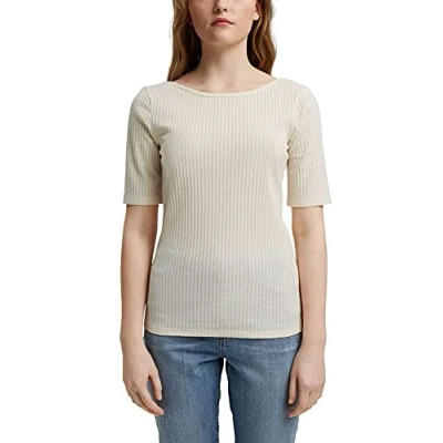 Afbeelding van edc by ESPRIT T shirt voor dames, 114 / Off White 5, XL