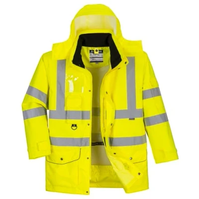 Afbeelding van Hi Vis 7 in 1 Verkeersjack maat 4XL, Yellow