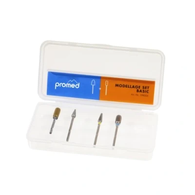 Afbeelding van Promed nagel frees set Basic, 5 delig Nagelstyliste, pedicure bitjes Kunstnagels: acrylnagels en gelnagels verwijderen / affrezen.