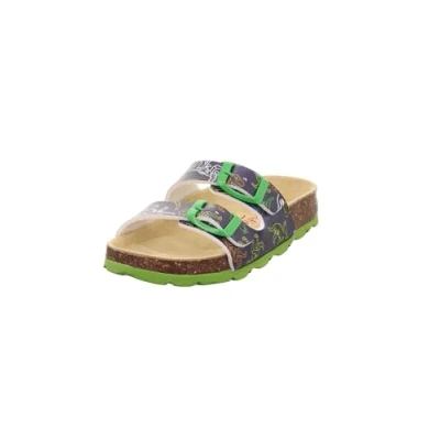Afbeelding van Superfit jongens voetbed pantoffels, blauw, meerkleurig 8150, 36 EU