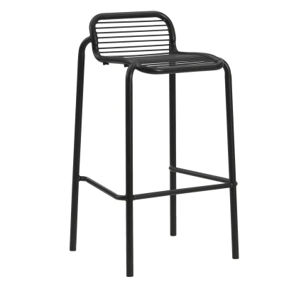 Afbeelding van Normann Copenhagen Vig Barkruk 75 Zwart