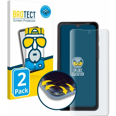Afbeelding van BROTECT Screenprotector voor Caterpillar Cat S75 Folie Beschermfolie matte volledig dekking (2 Stuks)