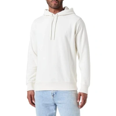 Afbeelding van Calvin Klein Jeans Badge Hoodie Sweater, Heren, Maat: XXS, Ivory
