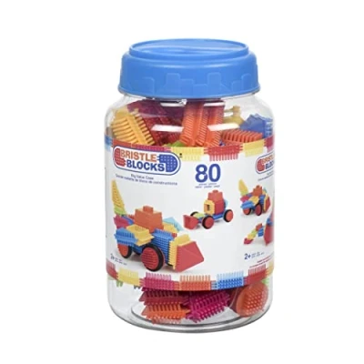 Afbeelding van Bristle Blocks In Pot 80 Stuks