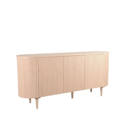 Afbeelding van LABEL51 Oliva dressoir eiken 180x47x85 cm naturel Hout
