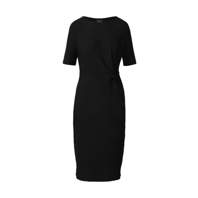 Afbeelding van s.Oliver Black Label MIT Knotendetail Jerseyjurk, Dames, Maat: 32, Schwarz