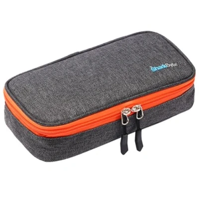 Afbeelding van SharkByte Potlood CASE Style 002, Grijs en Oranje, Tas Organizer