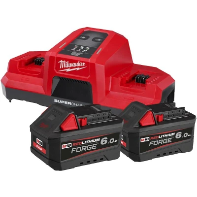 Afbeelding van MILWAUKEE M18 FORGENRG 602 accu pack (2x 6 Ah + lader) 4933498549