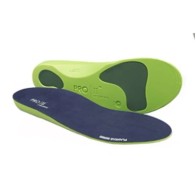 Afbeelding van Pro11 wellbeing 2 paar orthotische inlegzolen volledige lengte met boogsteunen, middenvoetsbeentjes en hielkussen voor plantaire fasciitis behandeling