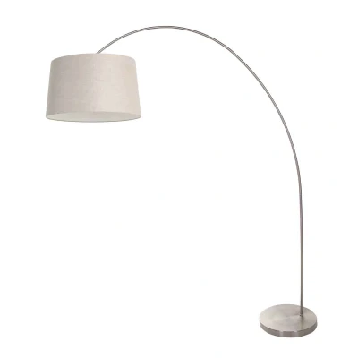 Afbeelding van Mexlite vloerlamp Solva staal 3918ST