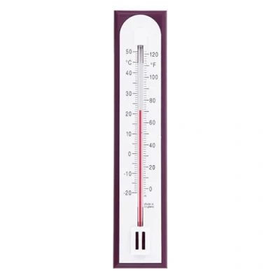 Afbeelding van Wandthermometer voor temperatuurmeting thuis, op kantoor, tuin of kas, 205 mm