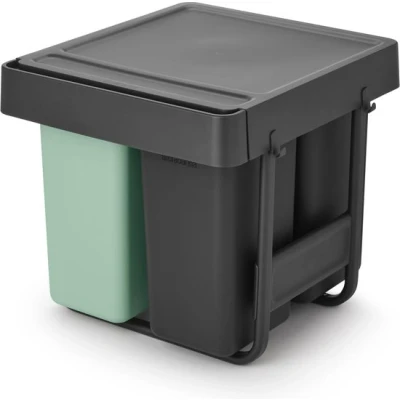 Afbeelding van BrabantiaSort &amp; Go inbouw prullenbak 10 + 20 liter