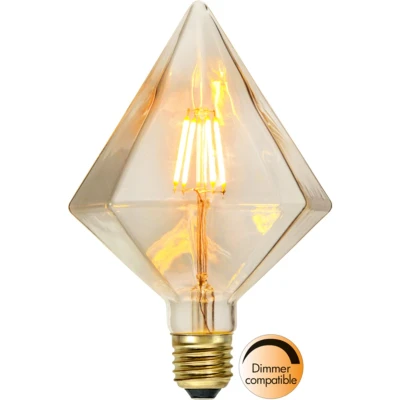 Afbeelding van Star Trading Soft Glow Diamant Lamp E27 1.65W Dimbaar 2200K
