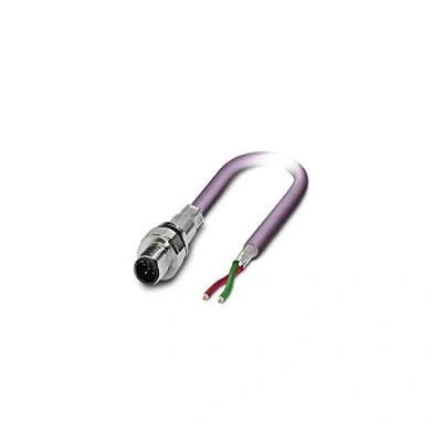 Afbeelding van Phoenix Contact 1525568 Sensor/actuator inbouwconnector M12 Aantal polen: 2 Stekker, inbouw 1.00 m 1 stuk(s)
