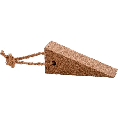 Afbeelding van Esschert Design deurstopper 11,5 x 5 cm kurk/touw bruin