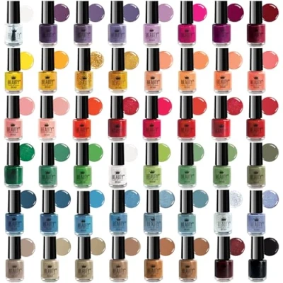 Afbeelding van Envie de Color Nagellakset Complete Collectie van 48 Helder, Parel, Pastel en Klassieke Kleuren in een Designer Doos (Set A+B Kleuren)