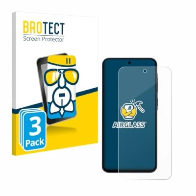 Afbeelding van BROTECT Glas Screen Protector voor Samsung Galaxy A55 5G (3 Stuks) Schermbeschermer [9H Hardheid, Beschermglas Folie niet Gehard Glas]
