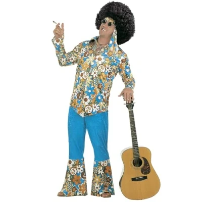 Afbeelding van &quot;Hippie carnavalskleding voor mannen Verkleedkleding XL&quot;