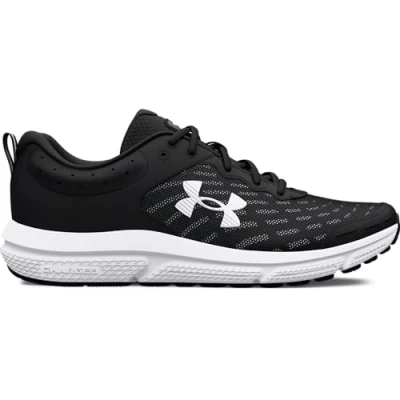 Afbeelding van Under Armour UA Charged Assert 10, Sneakers heren, Black/Black/White, 47.5 EU