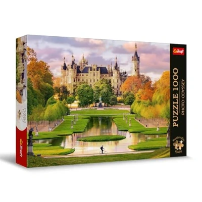 Afbeelding van Trefl Premium Plus Quality Puzzle Photo Odyssey: Kasteel in Schwerin, Duitsland 1000 stukjes, Unieke fotoserie, Perfect passende elementen, voor volwassenen en kinderen vanaf 12 jaar