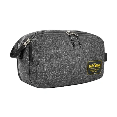 Afbeelding van Tatonka Toilettas Cosmetic Double Zip Pouch (6L) grote waszak met dubbele ritssluiting en meerdere vakken 17 x 27 13 cm (zwart)