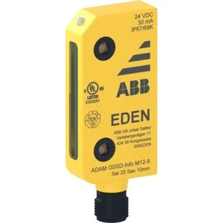 Afbeelding van Abb contactloze veiligheidssensor ossd info m12 8 contacten 2tla020051r5700