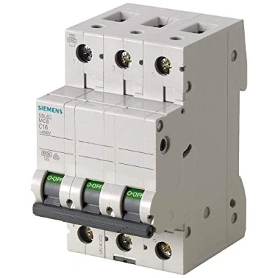 Afbeelding van Siemens stroomonderbreker 400v 6ka 3 polig b 16a 5sl6316 6