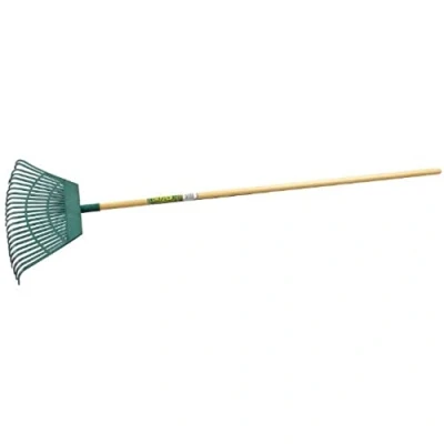 Afbeelding van Draper 550mm Plastic Blad Hark 23 Tanden Outdoor Tuin Handgereedschap Gelakt Natuurlijk Houten Handvat Gazon Leveling 31069