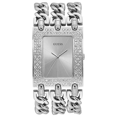 Afbeelding van Guess Heavy Metal W1275L1 Horloge Staal Zilverkleurig Ø 43 mm