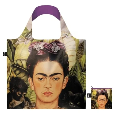Afbeelding van FRIDA KAHLO Self Portrait with Hummingbird Recycled