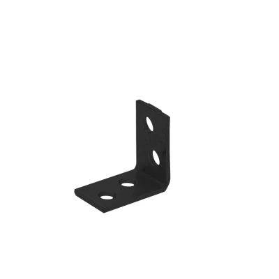 Afbeelding van GB Stoelhoek 40x40mm Zwart Gecoat