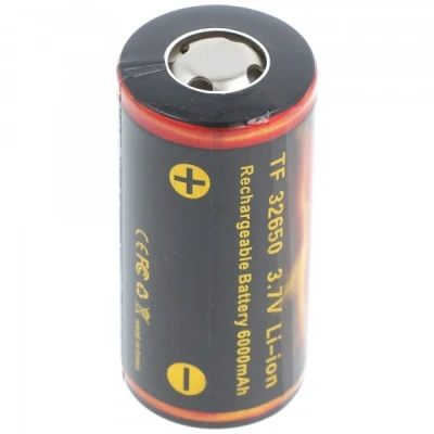 Afbeelding van Trustfire 32650 6000mAh 3.6V 3.7V beschermde Li ion batterij 2 stuks