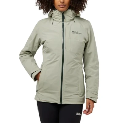 Afbeelding van Hunberg 3 in 1 Outdoor Jack Dames Mint Leaf 300 M Groen