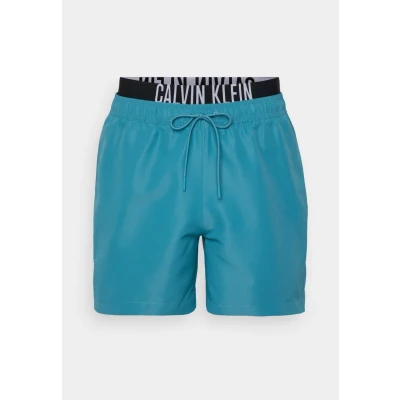 Afbeelding van Calvin Klein Swimwear Zwemshorts, Heren, Maat: Small, Storm blue