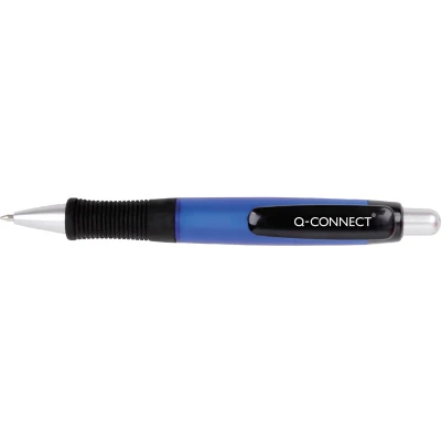 Afbeelding van Q CONNECT balpen, met grip, 0,7 mm, medium punt, blauw balpen