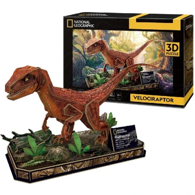 Afbeelding van National Geographic 3D Puzzel Velociraptor