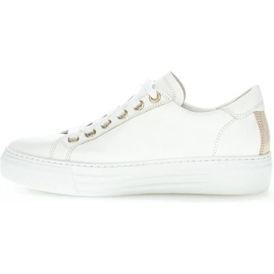 Afbeelding van Gabor 465 Lage sneakers Leren Sneaker Dames Wit Maat 38