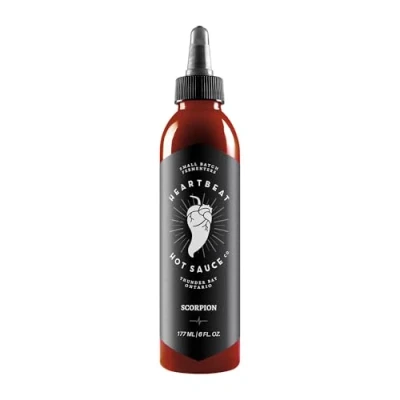 Afbeelding van Heartbeat Hete Chilisaus, Trinidad Scorpion 177ml (6 oz)