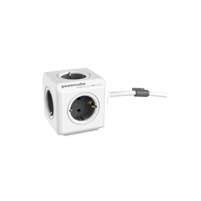Afbeelding van Allocacoc PowerCube Extended USB Grijs 3m