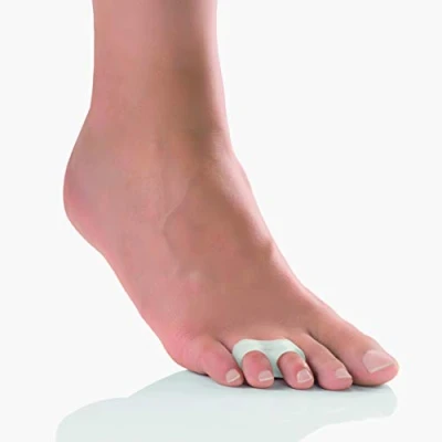 Afbeelding van Bort Pedisoft Teenspreider met dubble ring Siliconen voor Hallux Valgus Teencorector Maat 1