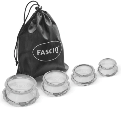 Afbeelding van FASCIQ Silicon Cupping Set van 4