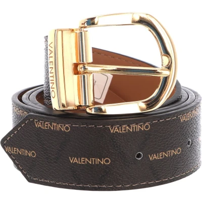 Afbeelding van VALENTINO Riem Liuto Logo Belt W90 Cuoio / Multi Oro Donkerbruin
