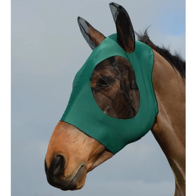 Afbeelding van Weatherbeeta Vliegenmasker Stretch Bug Eye Saver met Oren Hunter/Zwart Pony