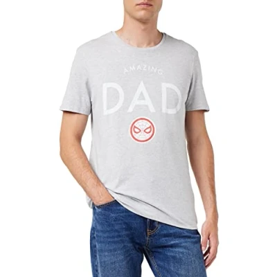 Afbeelding van Marvel MEMARCOTS230 T shirt, grijs melange, maat S