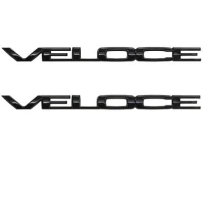 Afbeelding van SANNITOU Auto Emblemen Voor Alfa Romeo Giulia Stelvio VELOCE, Motorkap Achter Embleem Kofferbak Decals Styling Zelfklevend Styling,Black