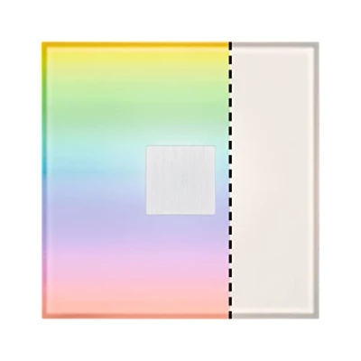 Afbeelding van Paulmann 78414 LumiTiles LED tegel Square uitbreiding IP44 10x10cm incl. 1x0,75 W dimbaar warmwit wit kunststof, aluminium badkamerverlichting 2700 K