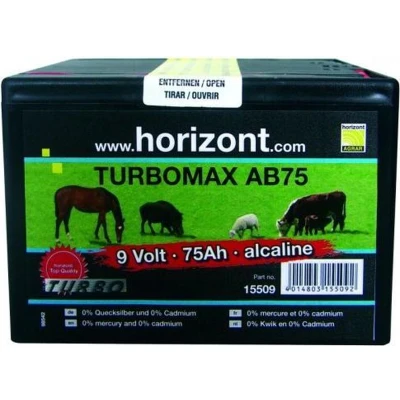 Afbeelding van Batterij 9V TURBOMAX AB75 klein